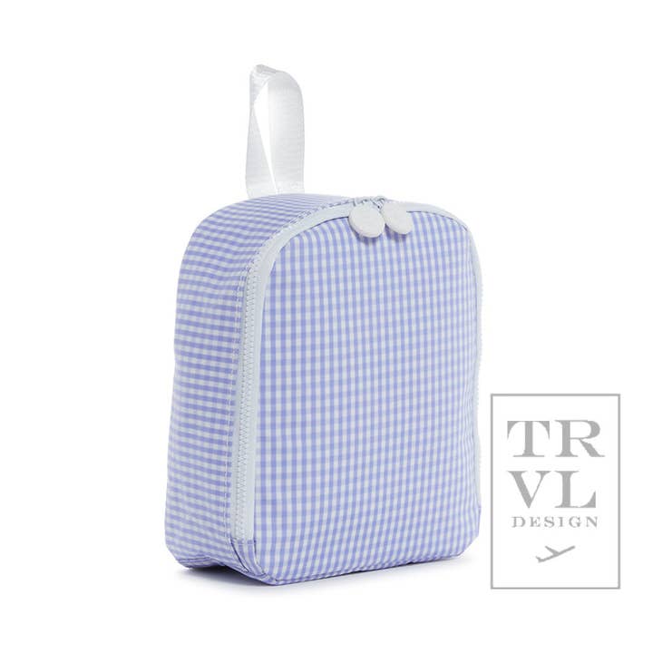 Bring It Lunch Bag - Gingham Lilac for wholesale on Faire1