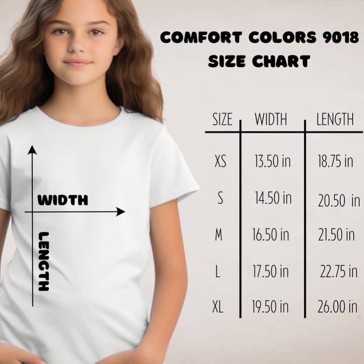 Glaime - Wholesale Screen-printed t-shirt – Kids - Comfort Colors Custom Labubu Kids Tshirt 1