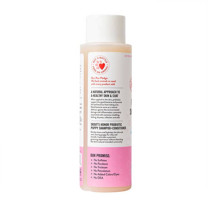 Pet Palette Distribution - Wholesale Pet Shampoo - Dog - Skout's Honor Probiotic Shampoo+Conditioner Happy Puppy 16oz