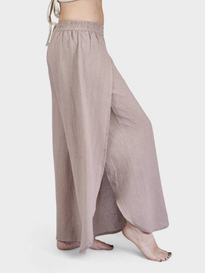 Sacred Ceremony - Wholesale Pants - Women's - Dusty Rose Jute Fly Away Trousers