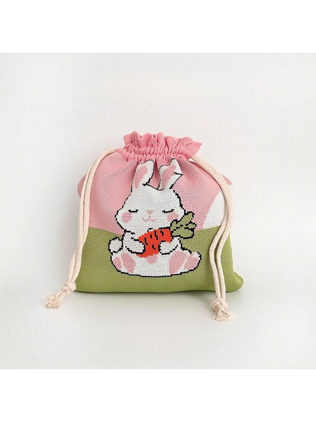 Funkyrel® Atzbranding Limited - Wholesale Drawstring Bag - Women's - Cosbai - Rabbit Pattern Cute Drawstring Bag & Purse0