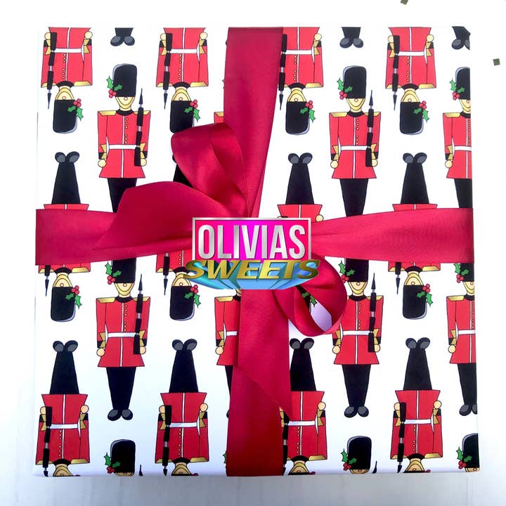 Olivias Paper – wholesale Omslagspapper – Royal London Guard Holiday presentpapper1