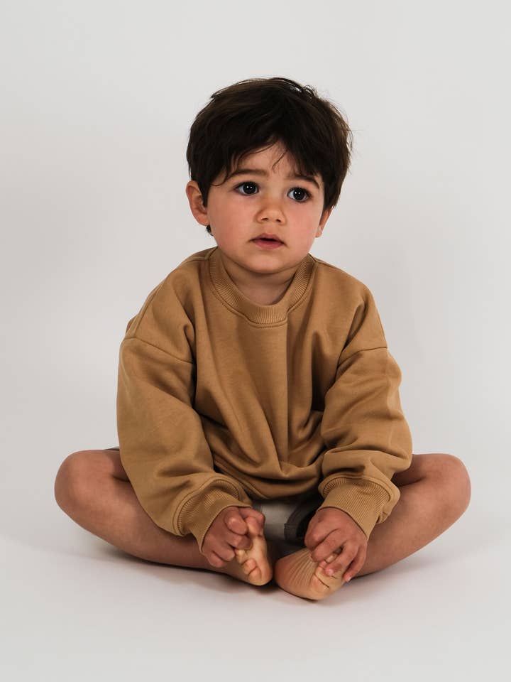 Babu - Wholesale Sweatshirt – Baby - Sweatshirt - Marigold