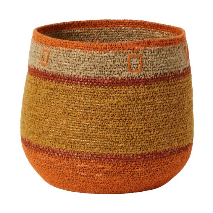 Panier - Petits carrés Maïs - 22 cm pour la vente par Bonheur du Jour