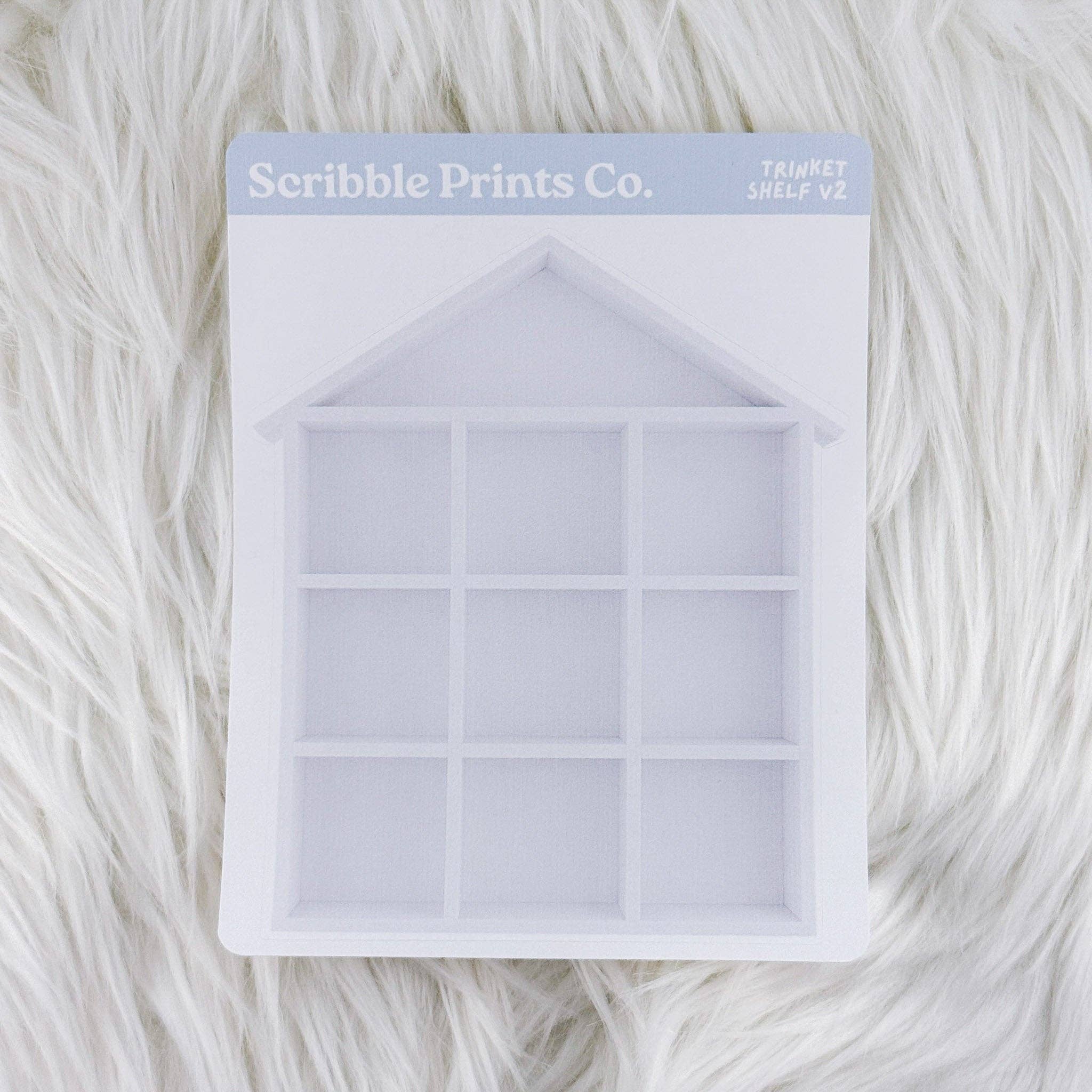 Scribble Prints Co. - Wholesale Sticker - Trinket Shelf V2 – Deco // Matte Journal Stickers0