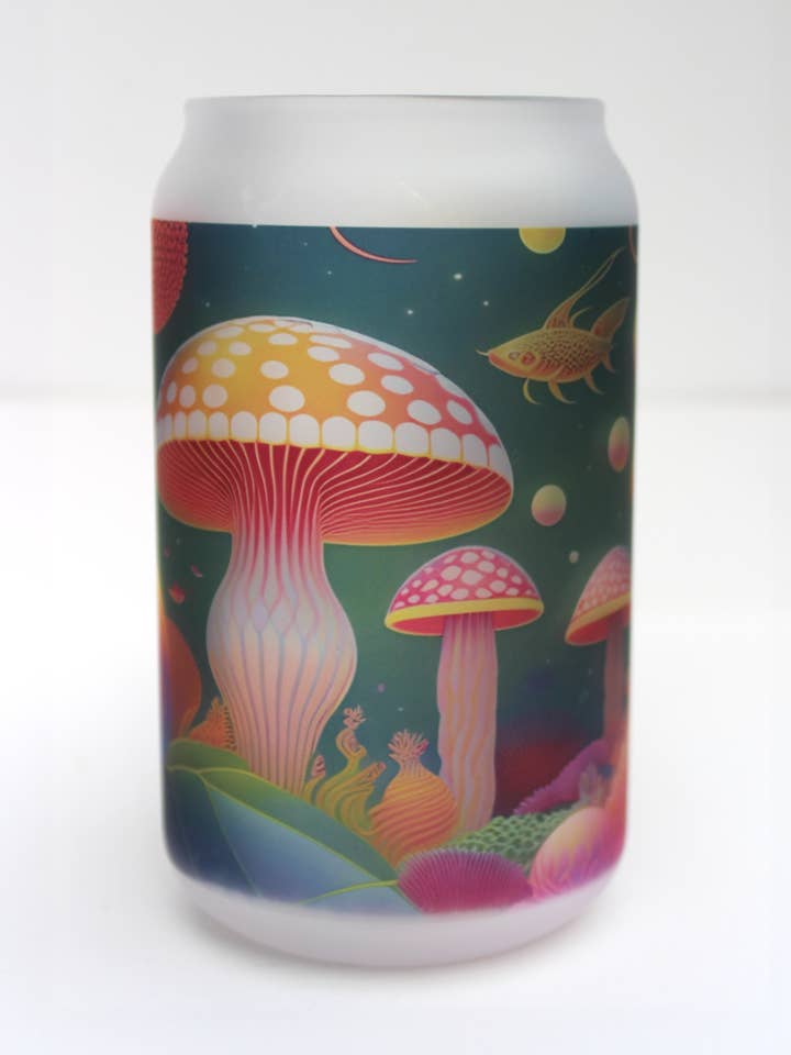 Frosted Mushroom Glass: 12 Pack for wholesale by Into Sunrise