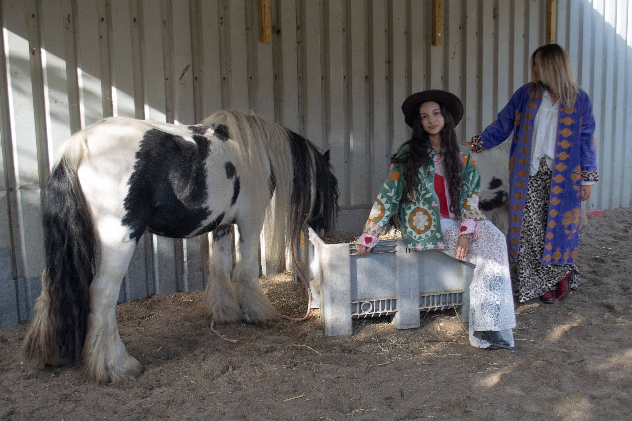 ToutVintage - Wholesale Jas - Dames - Velvet green yingyang6