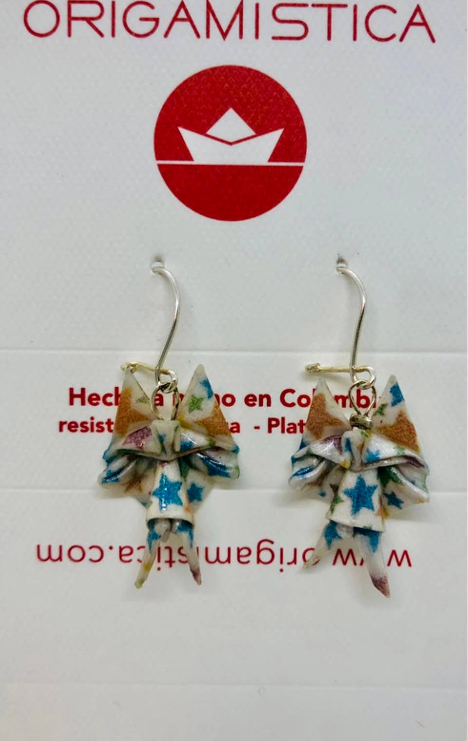 L'éco maison décoration - Wholesale Dangle Earrings - Origami Fairy Earrings3