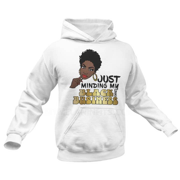 My Melanin Fits - Wholesale Screen Printed T-Shirt - Women's - Minding My Black Owned Business4