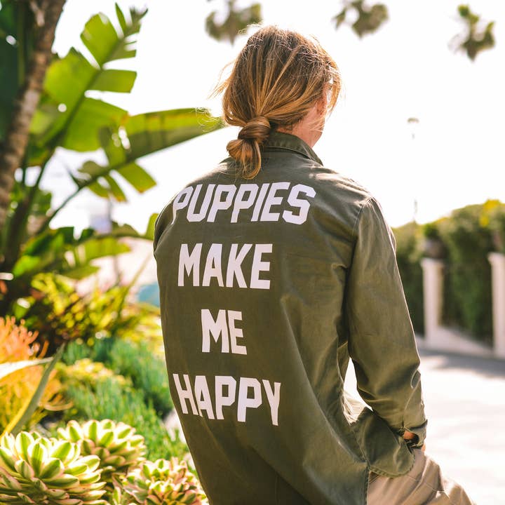 Cuccioli Club Giacca Militare con Bottoni per la vendita all'ingrosso da parte di Puppies Make Me Happy