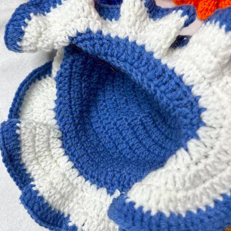 MB Fashion Wholesale - Vente Bob – femme - Chaque mode (PACK MIXTE 6 PIÈCES) Chapeau à bord volanté en crochet fait main11