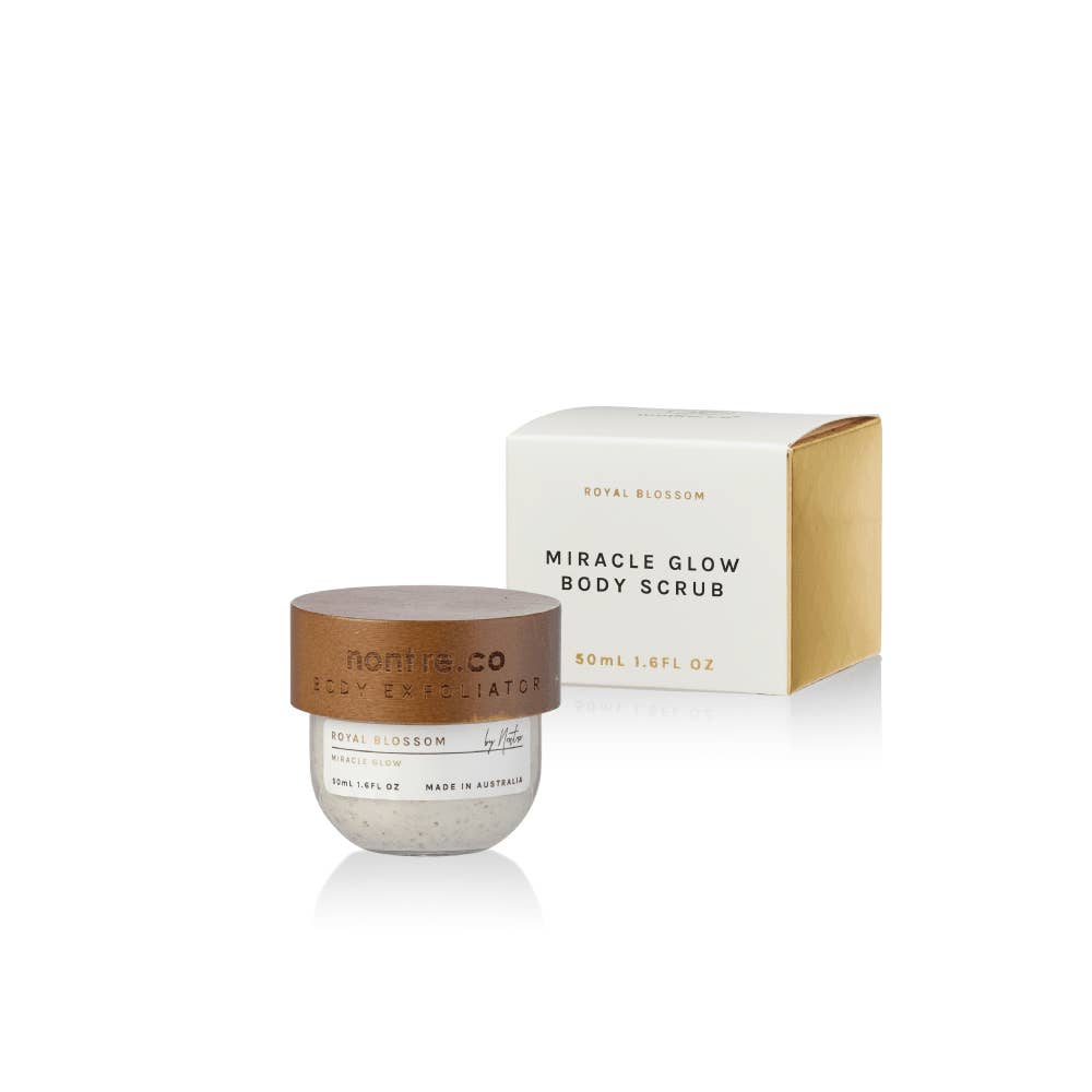 nontre.co - Wholesale Body scrub/exfoliant - Miracle Glow Body Scrub 50mL, Royal Blossom
