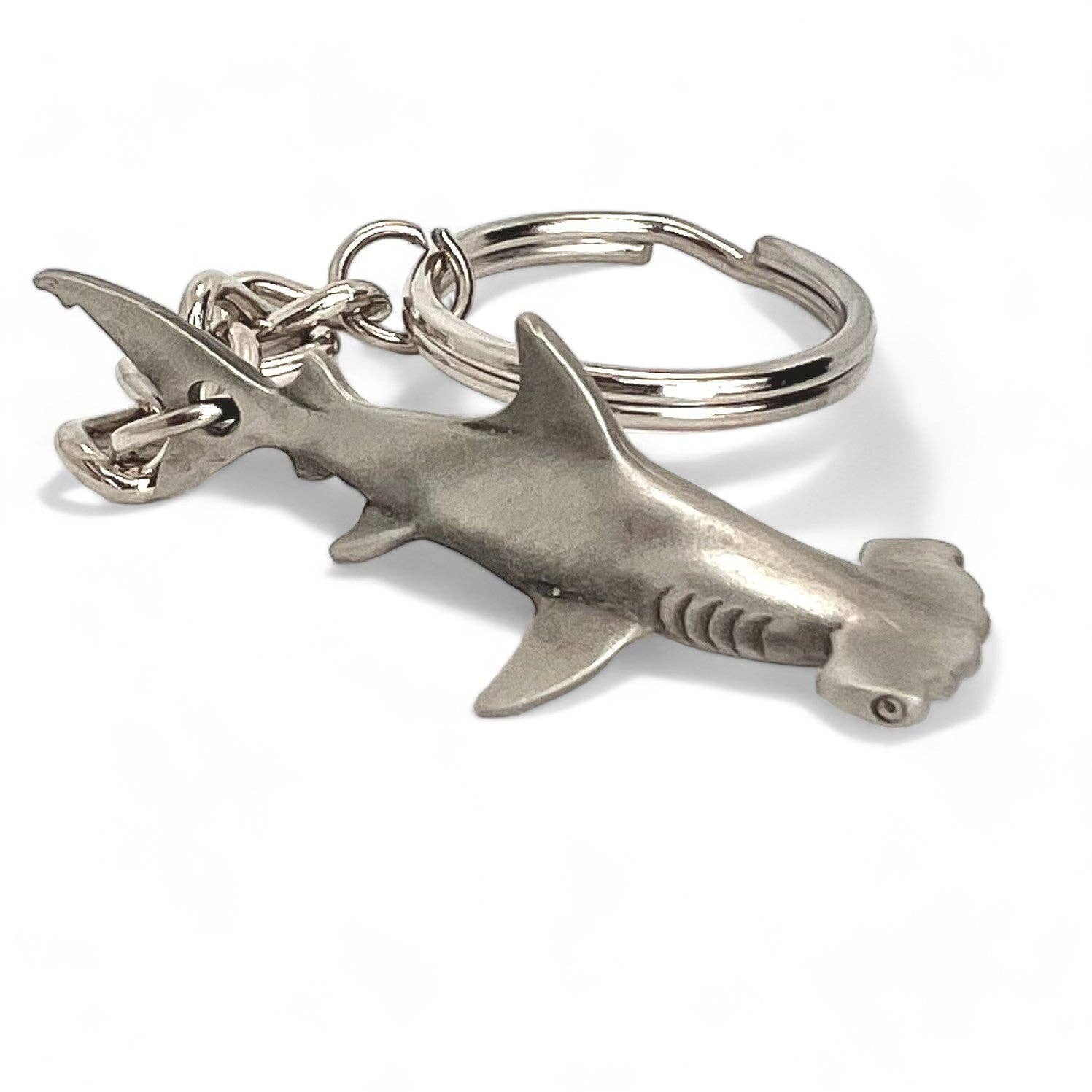Big Blue by Roland St John - Wholesale Keychain - Unisex - Hammerhead Shark Keychain - Sea Life Collection - Pewter7