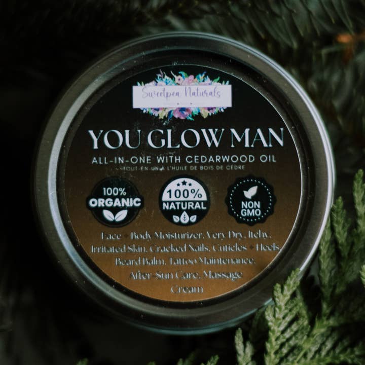 You Glow Man All-in-One for wholesale by Sweetpea Natural Skincare