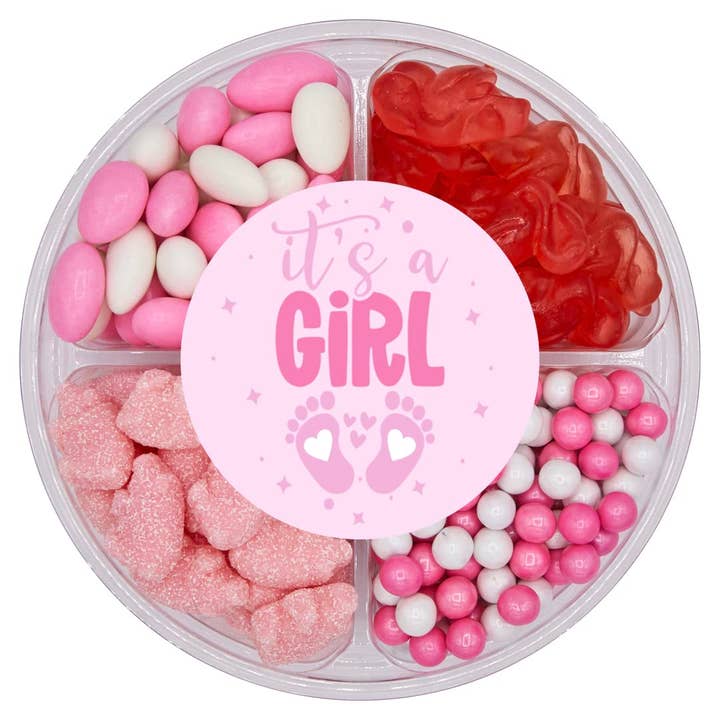 Its a Girl Candy Gift Platter for wholesale by Purple Plum