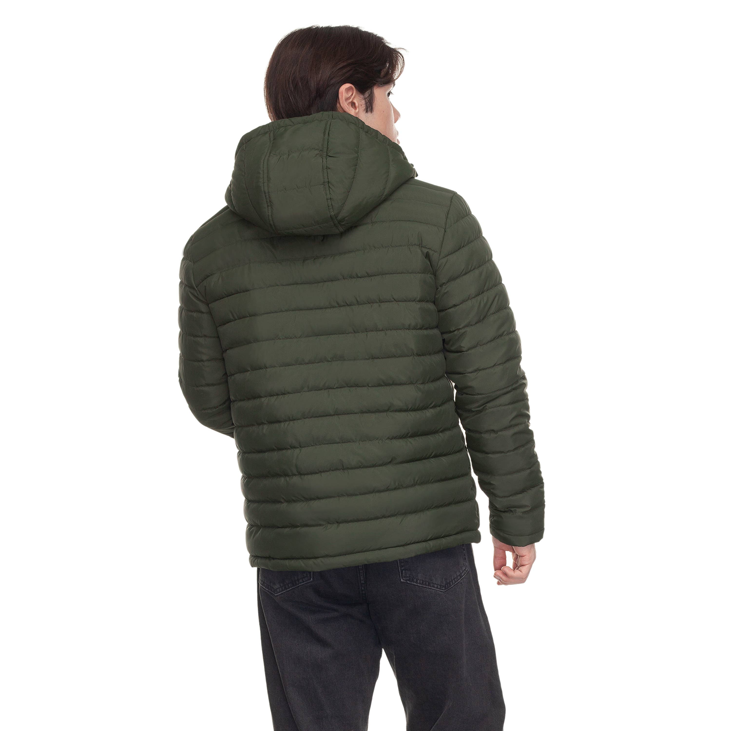 Rokka & Rolla - Wholesale Puffer Jacket - Men's - Men's Midweight Puffer Jacket Hooded Coat25