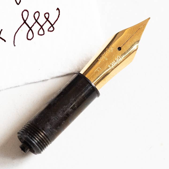 Fountain Pen Nib - Fine (Gold) for wholesale by Tom's Studio