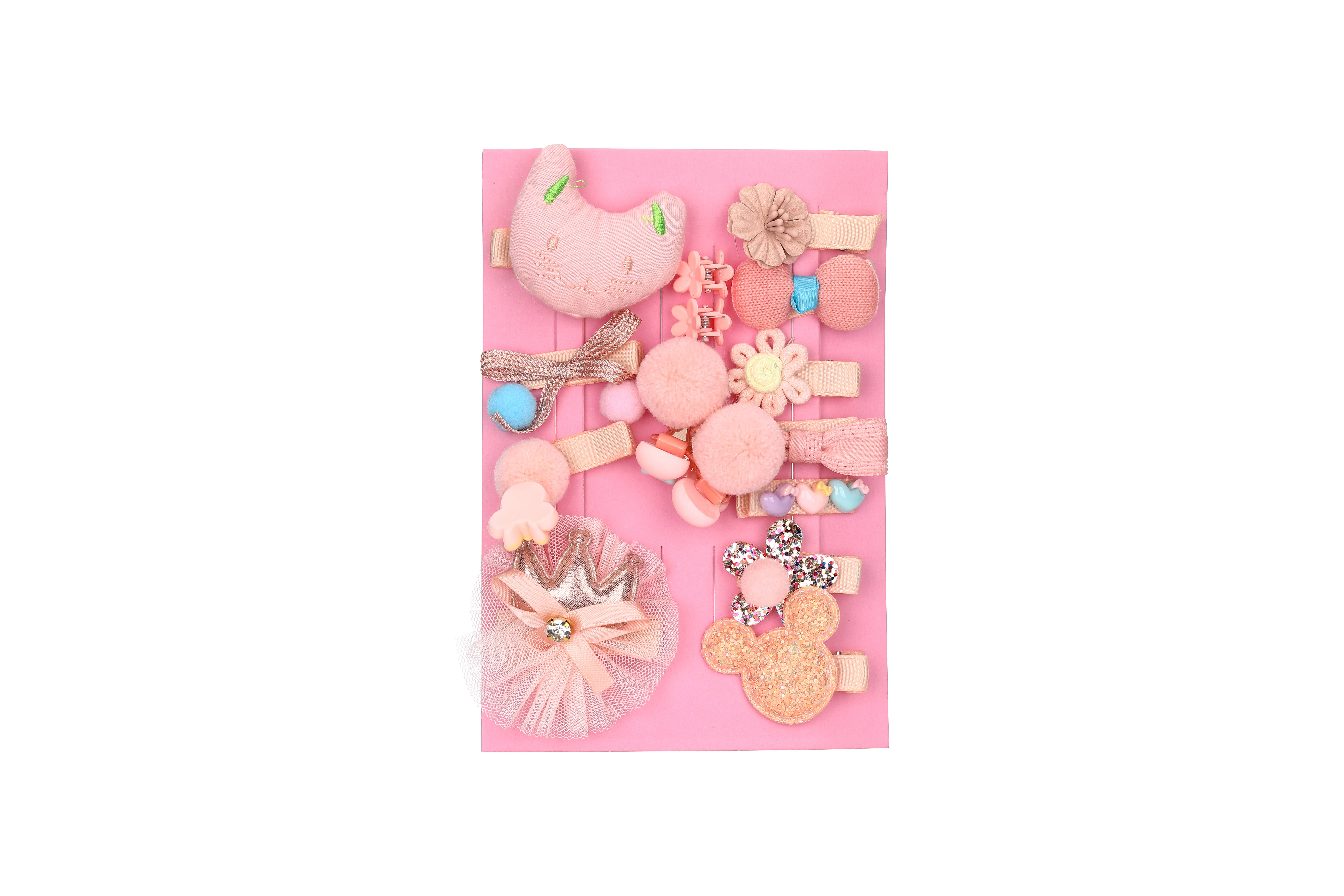 STELLA GREEN - Wholesale Hair Accessories Set - Kids - 18-Piece Children’s Hair Set – Clips, Elastics & Hairclips2