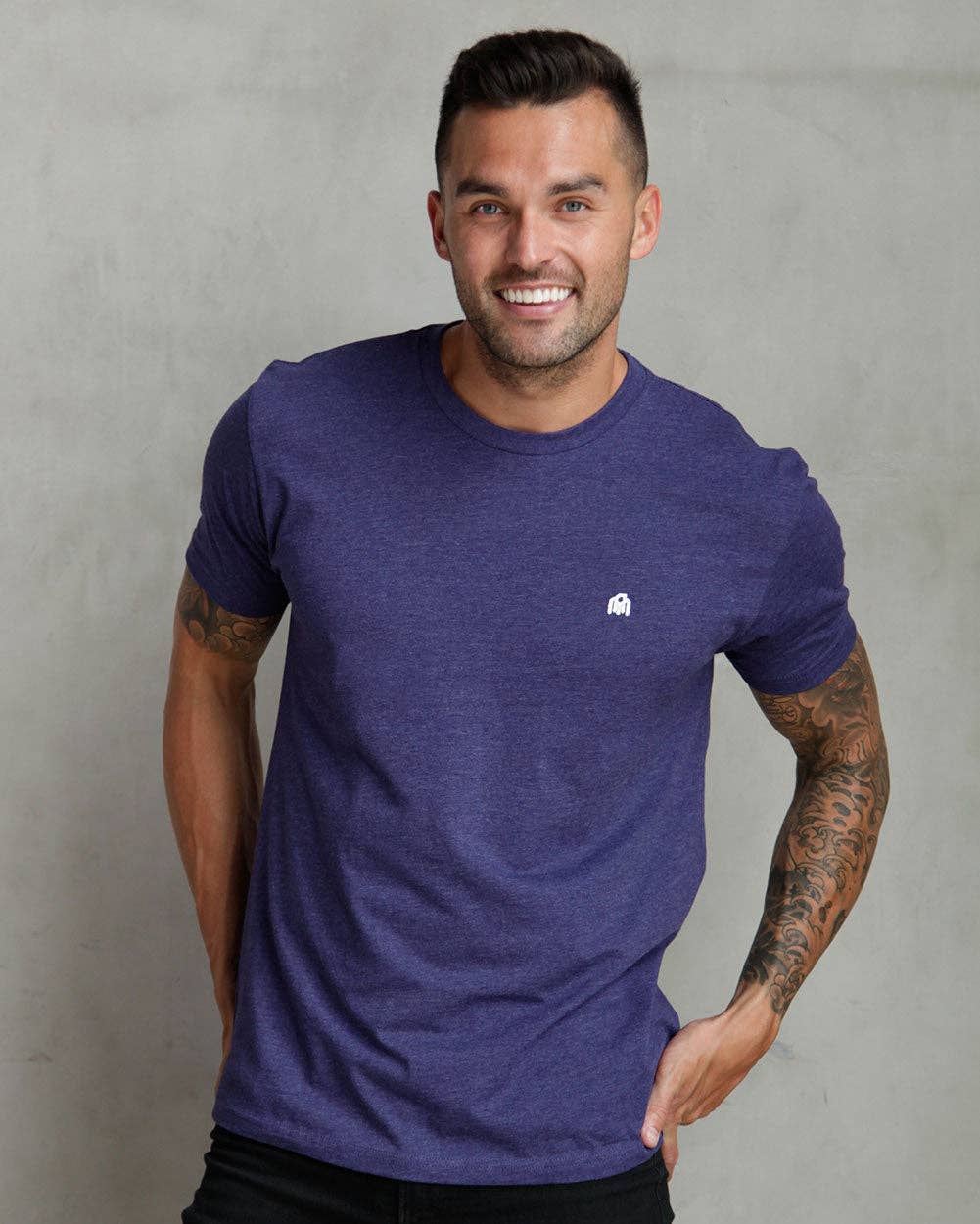 INTO THE AM – T-shirt – Homem por atacado – T-shirt Básica Ajustada Premium para Homem (de Marca)6