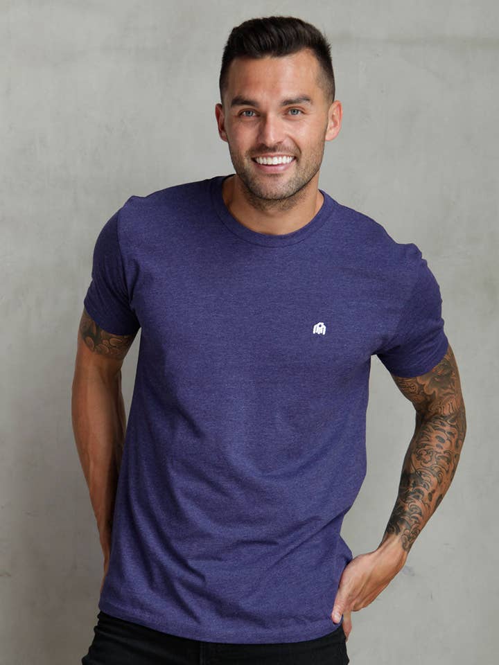 INTO THE AM – T-shirt – Homem por atacado – T-shirt Básica Ajustada Premium para Homem (de Marca)6