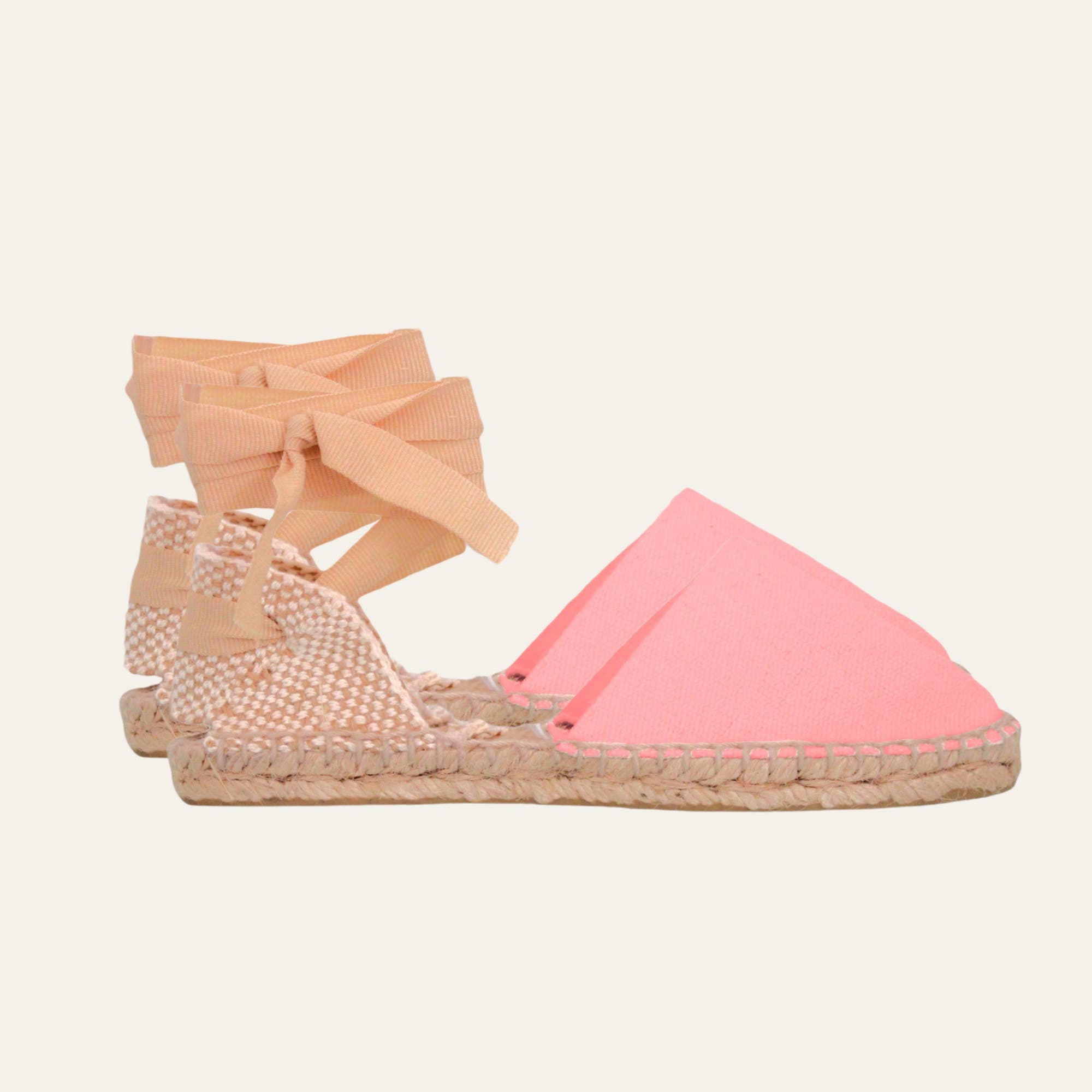 Las Mediterraneas - Wholesale Sandals - Women's - Valencian espadrille with double ribbons2