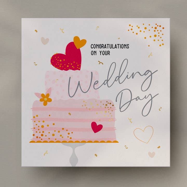 Wedding Day Card for wholesale by Heyyy Ltd