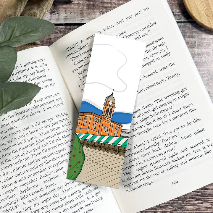 Chesterfield Marketplace, Derbyshire Bookmark for wholesale by Lisa Swift Illustrations