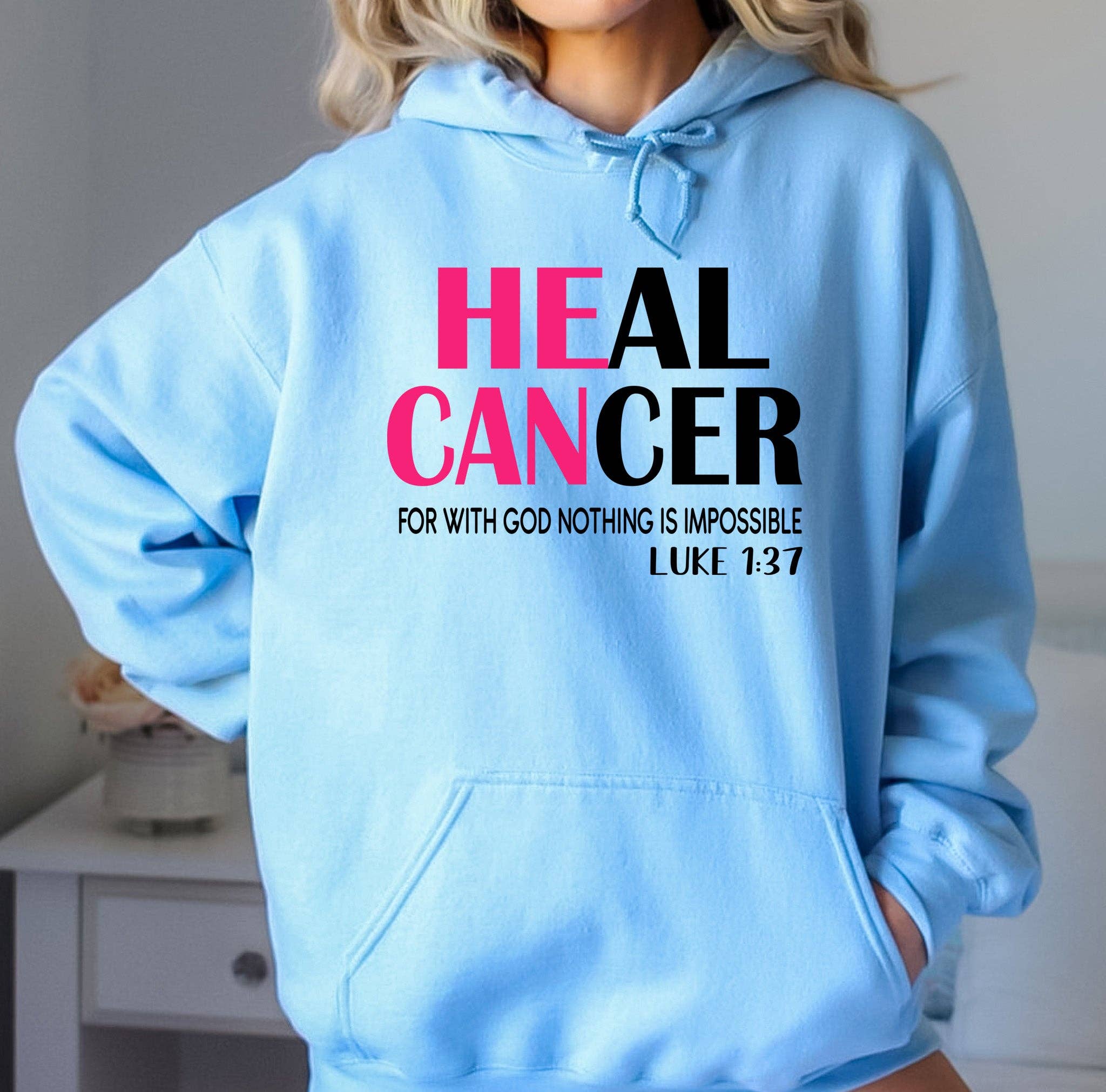 LA Shirt Company - Wholesale Graphic Sweatshirt - Women's - Heal Cancer - Hoodie & Sweatshirt5