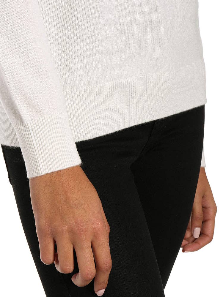 Noble Mount - Wholesale Knit Sweater - Women's - Zainuno Moizni Women's 100% Cashmere Classic Crew Neck Sweater13