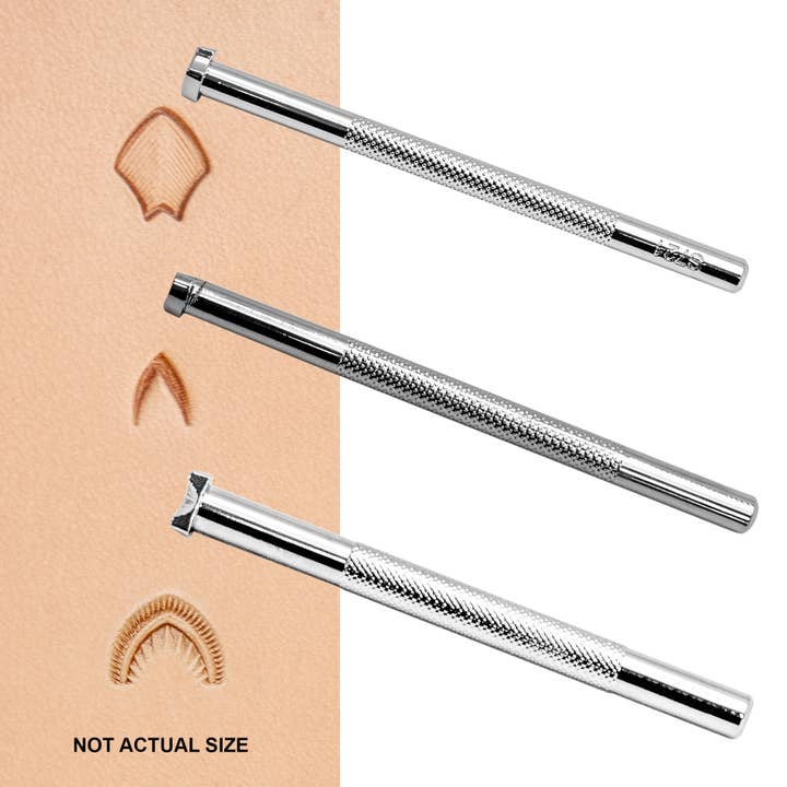 Realeather - Wholesale Rubber/decorative stamp - Scales Stamping Tool Set1