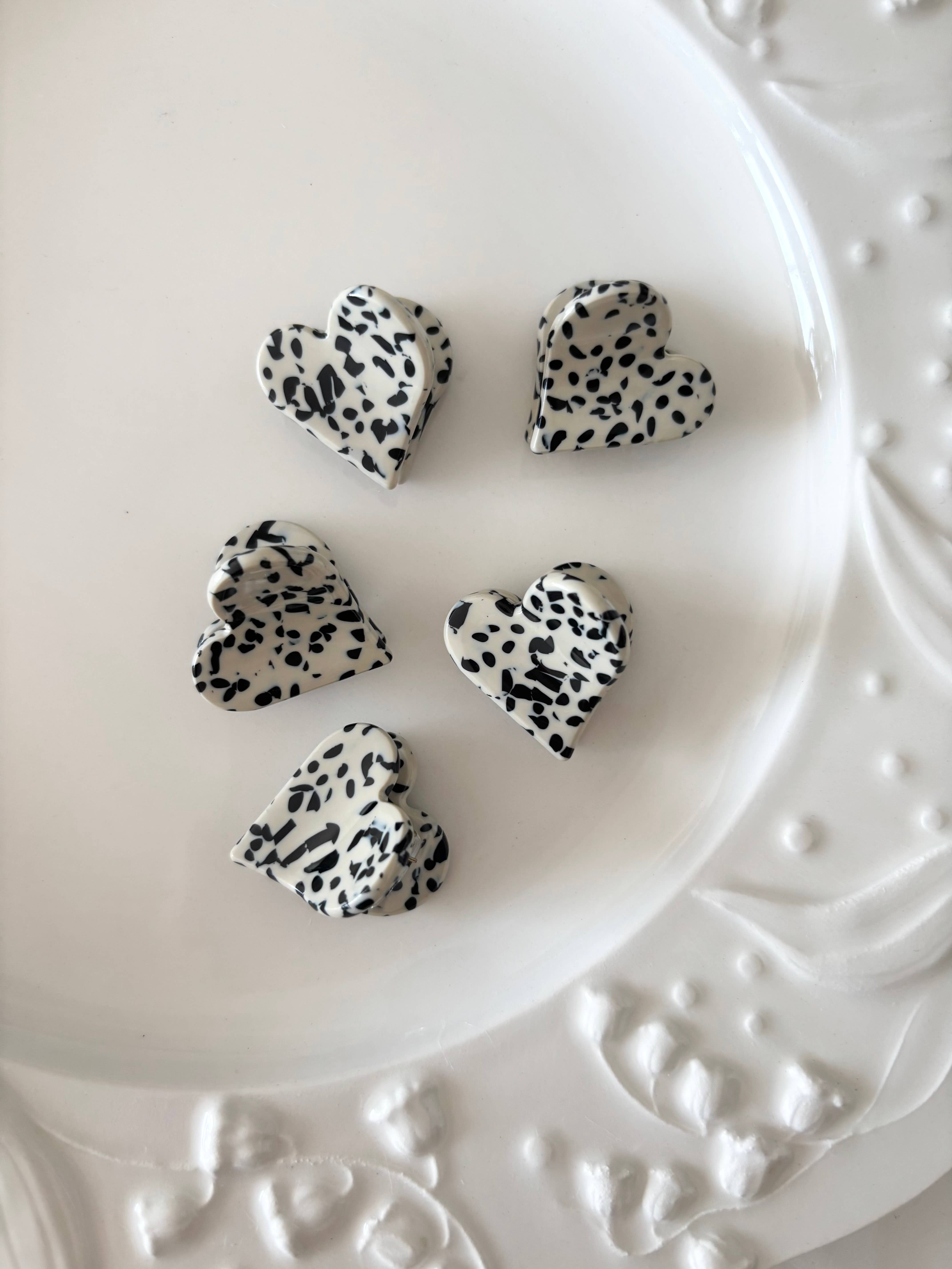 LoveLina - Wholesale Hair Clip - Women's - Heart Shape Acetate Hair Clip (DOLCE-2)0