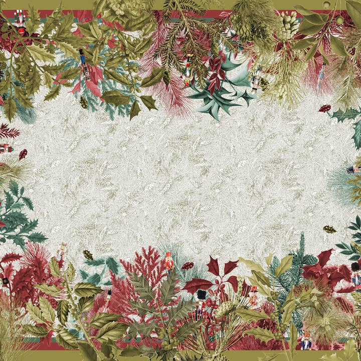 Linen Tablecloths "Nutcracker" 100% Made in Italy for wholesale by The Napking