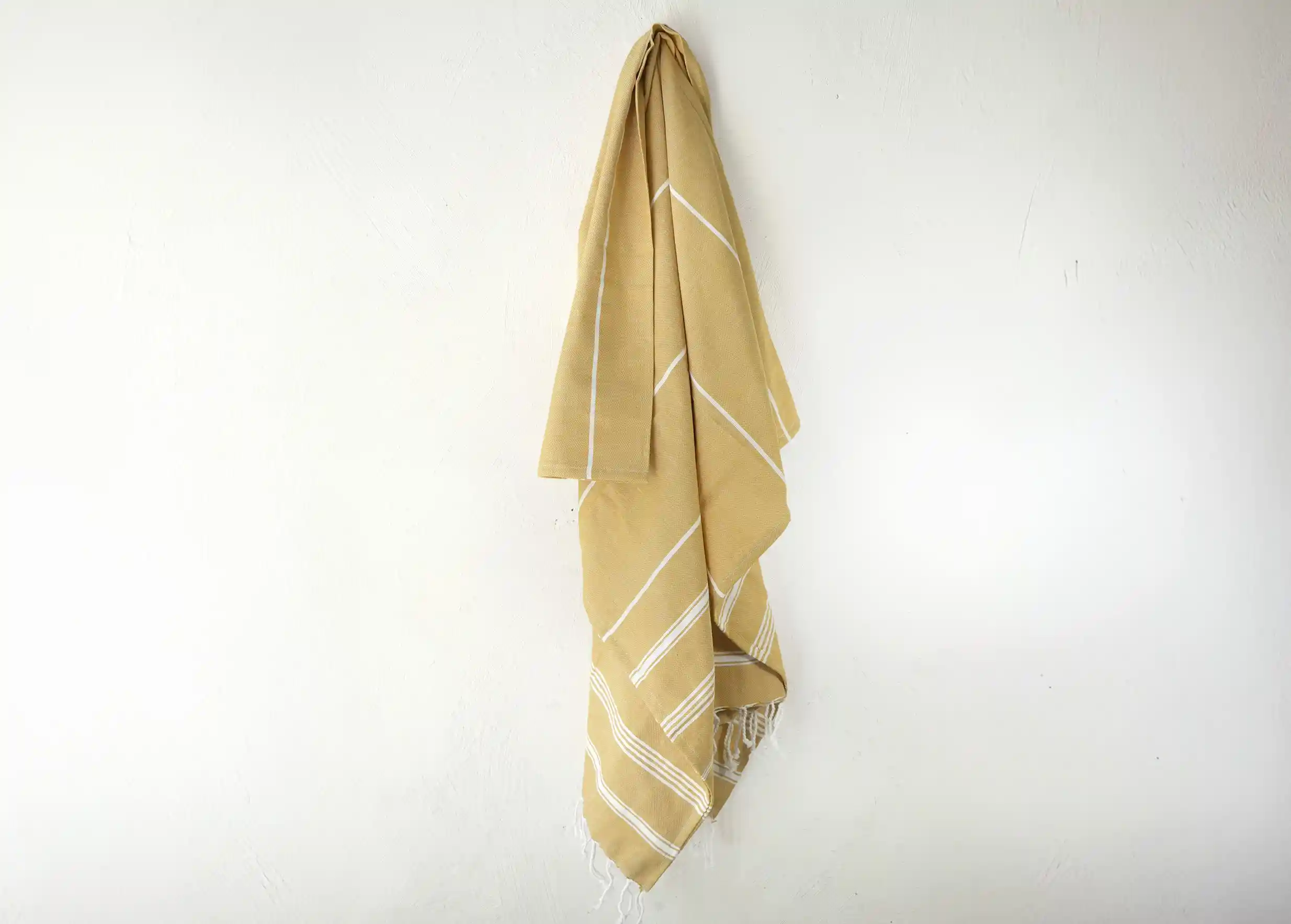 Karawan Authentic – wholesale Bath towel – ORGANIC COTTON FOUTA -HAMMAM Collection-Color GOLDEN YELLOW5