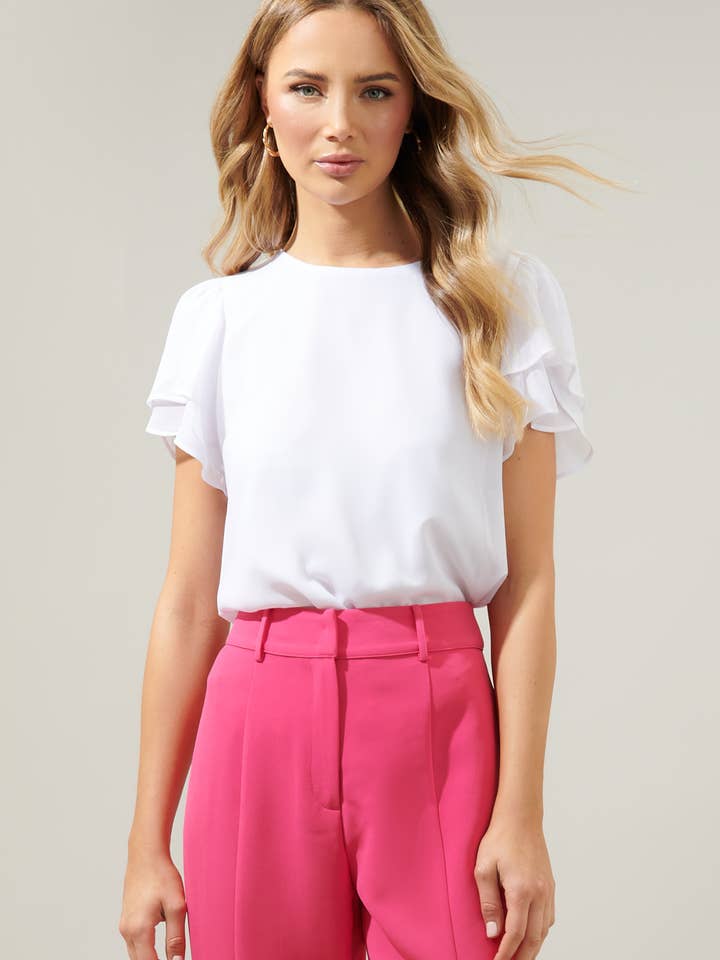 Sugarlips - Wholesale Blouse – Women’s - Deja Chiffon Blouse