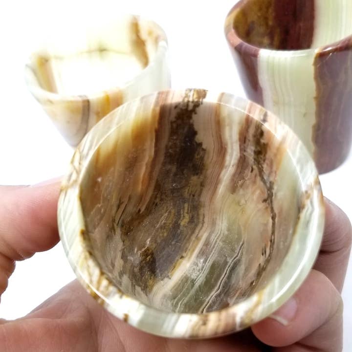 Multicolor Onyx Shot Glass for wholesale on Faire4