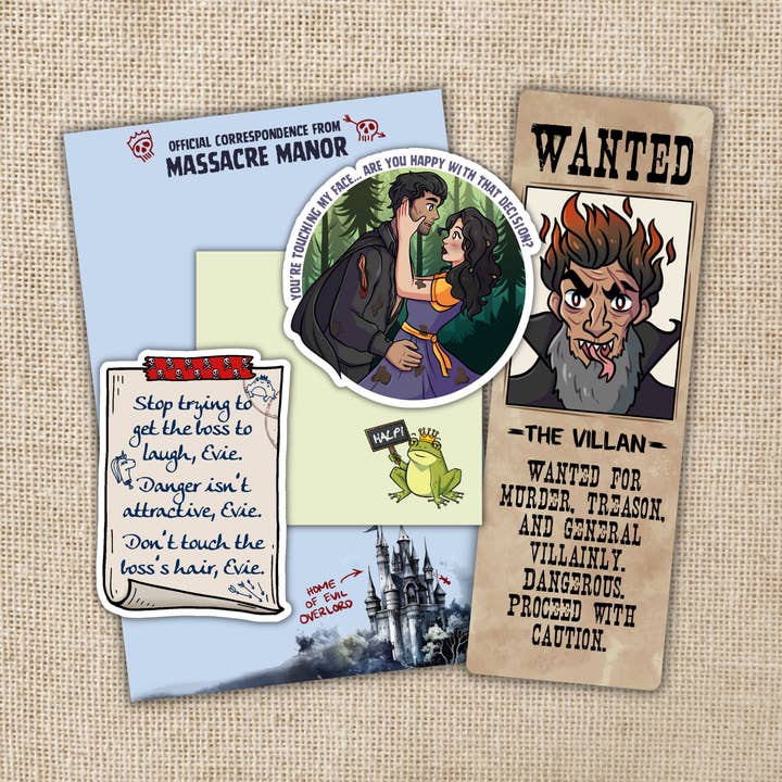Kingdom of Threads - Wholesale Sticker - Assistant to the Villain Boxed Gift Set