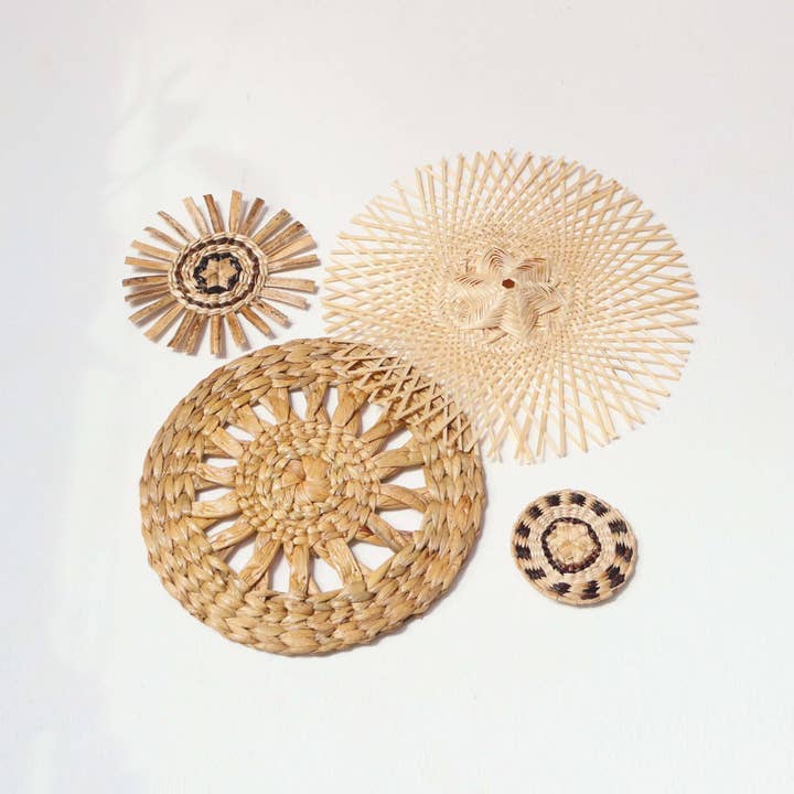 Thaihomeshop - Wholesale Wall Accent - SUK SOM - Wall Hanging Décor (Set of 4)9