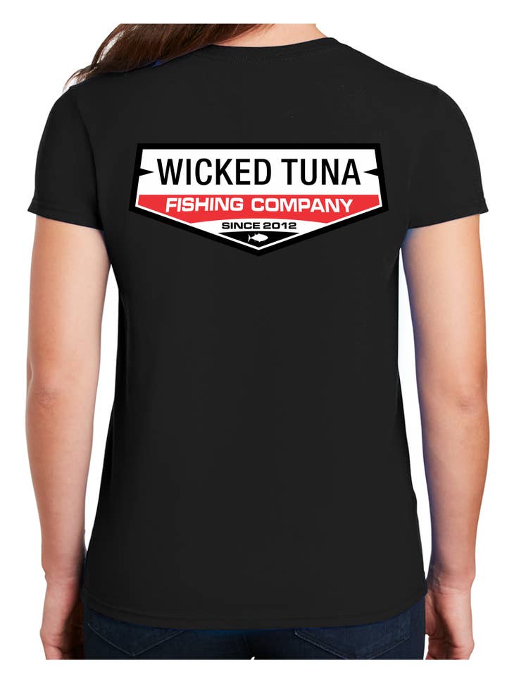 Wicked Tuna SS katoenen damesshirt - Fishing Company voor wholesale door Wicked Tuna