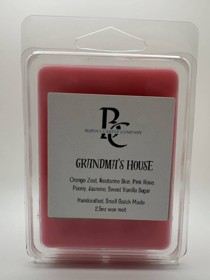 Mormors hus 2,5 oz handgjord vaxsmält för wholesale av Bubba's Candle Company