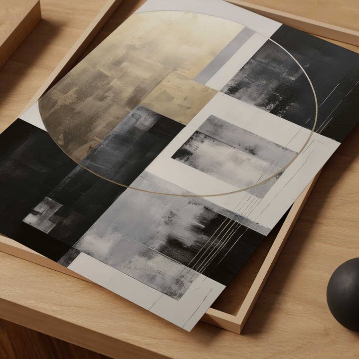 D'LUXE PRINTS - Wholesale Poster - Eclipse Abstract Print1