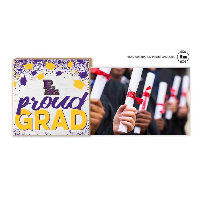 Floating Picture Proud Grad Team Prairie View A&M Panthers for wholesale by KH Sports Fan