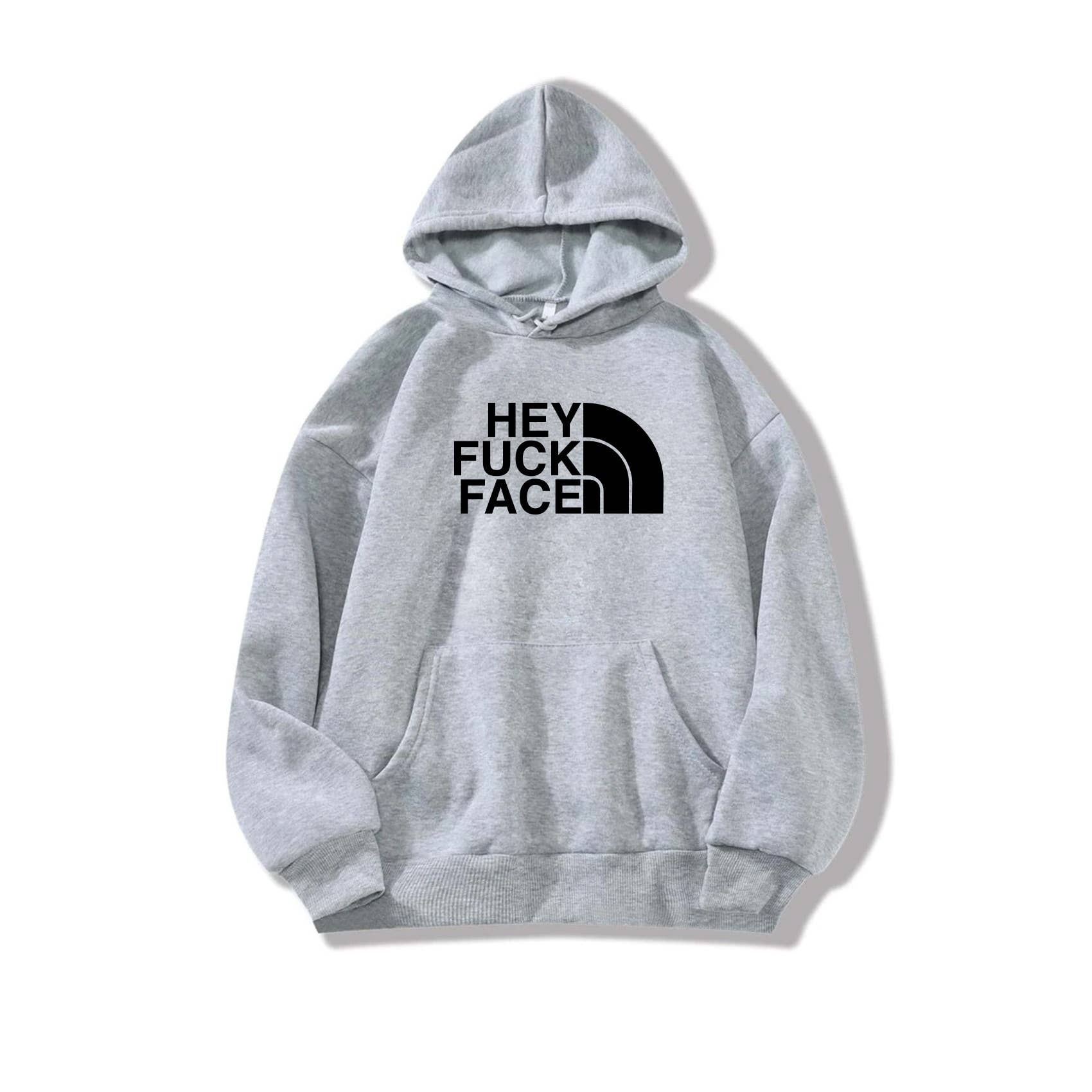 crashangel.us - Venta al por mayor Sudadera con capucha - Hombre - SUDADERA CON CAPUCHA PARA HOMBRE CON ESTAMPADO HEY FUCK FACE DOMH-PB2712 1