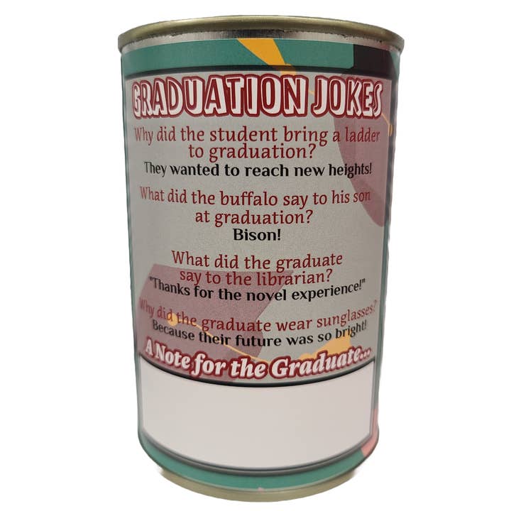 Canned Gifts - Wholesale Gag gift/novelty gift - Canned Graduation Cap | Graduate Gift | Plush in Can w/Jokes1