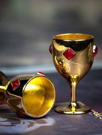 Player Token: Gold Color Chalice In Metal Alloy for wholesale by Mayday Games