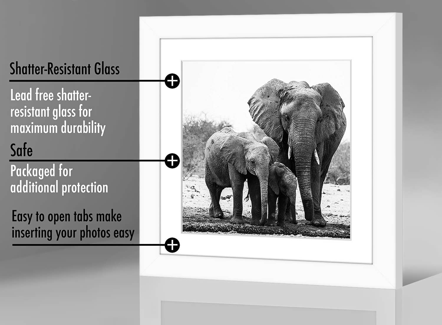 Americanflat - Wholesale Picture Frame - Americanflat Picture Frame with Mat Standard Molding137