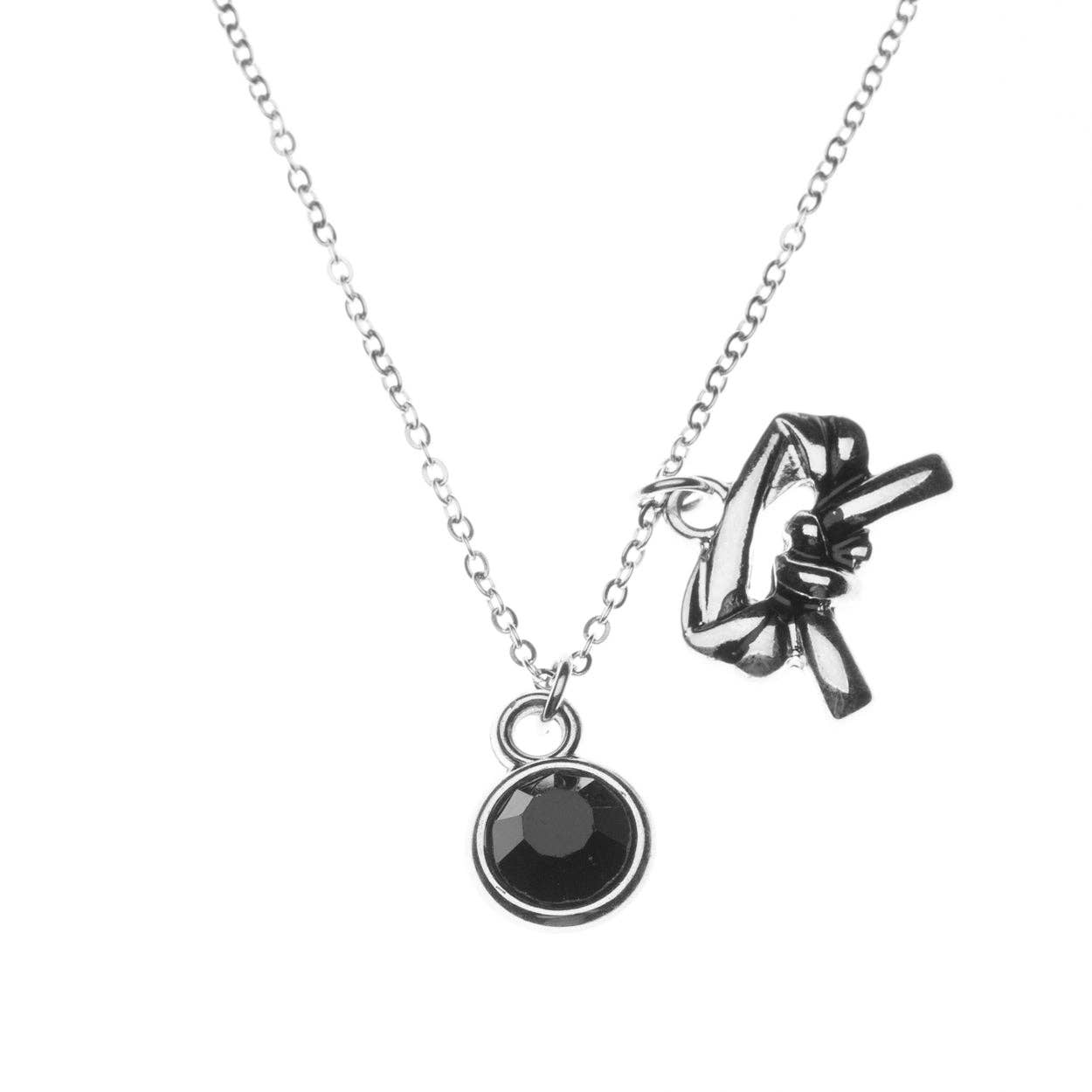 Sportybella - Vente Colliers à pendentif - Collier de ceinture noir pour arts martiaux0