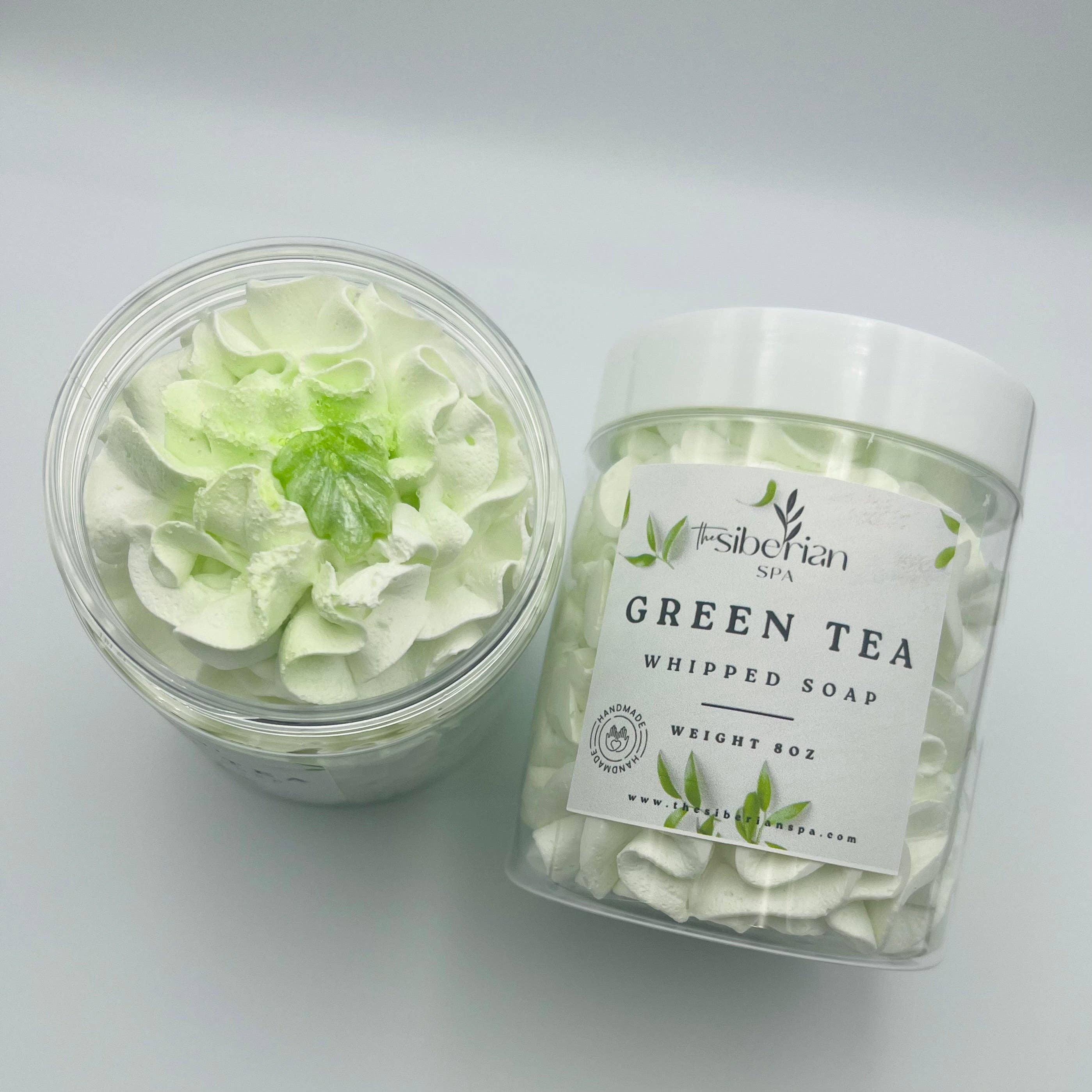 The Siberian Spa – Sabonete mousse por atacado – Sabonete Cremoso de Chá Verde2