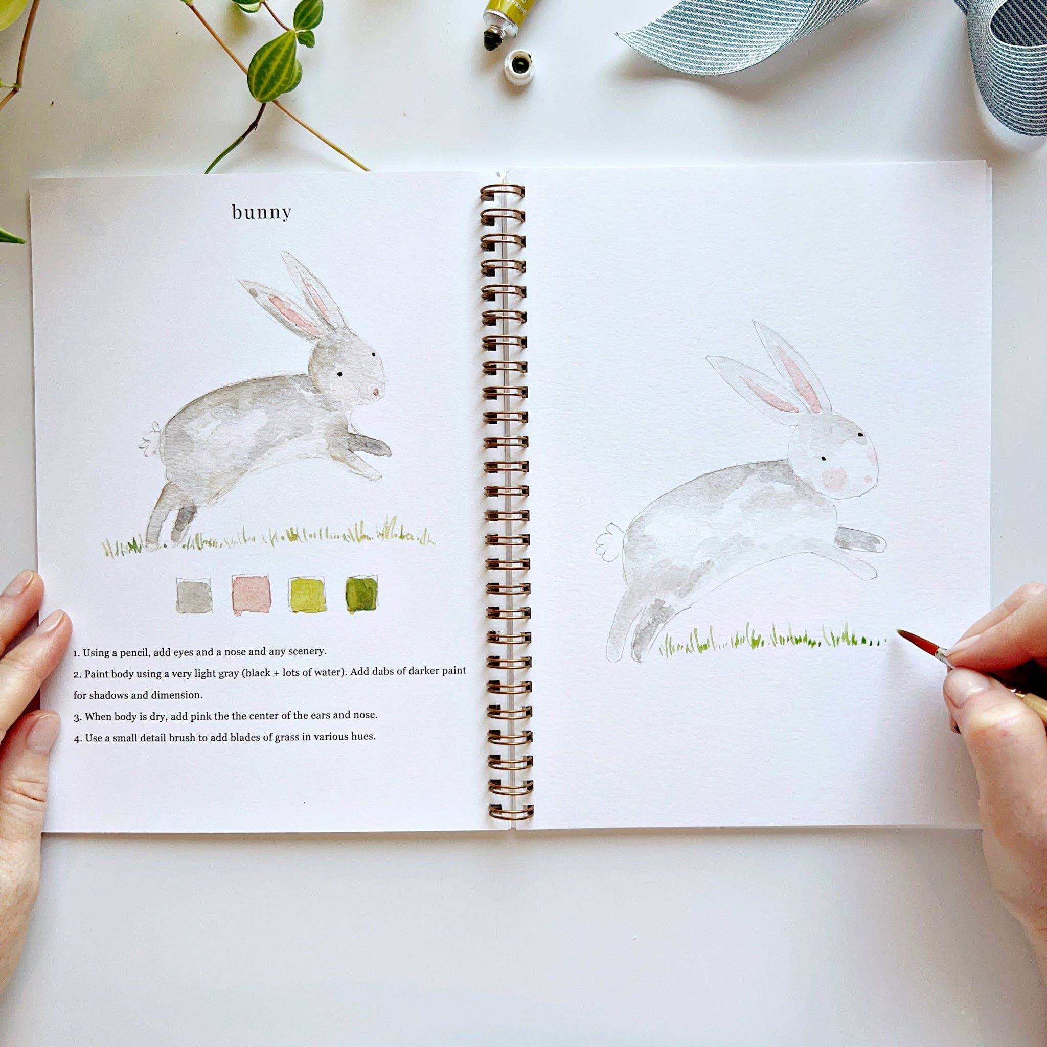 emily lex studio - Wholesale Sketchbook/Sketchpad - animals watercolor workbook7