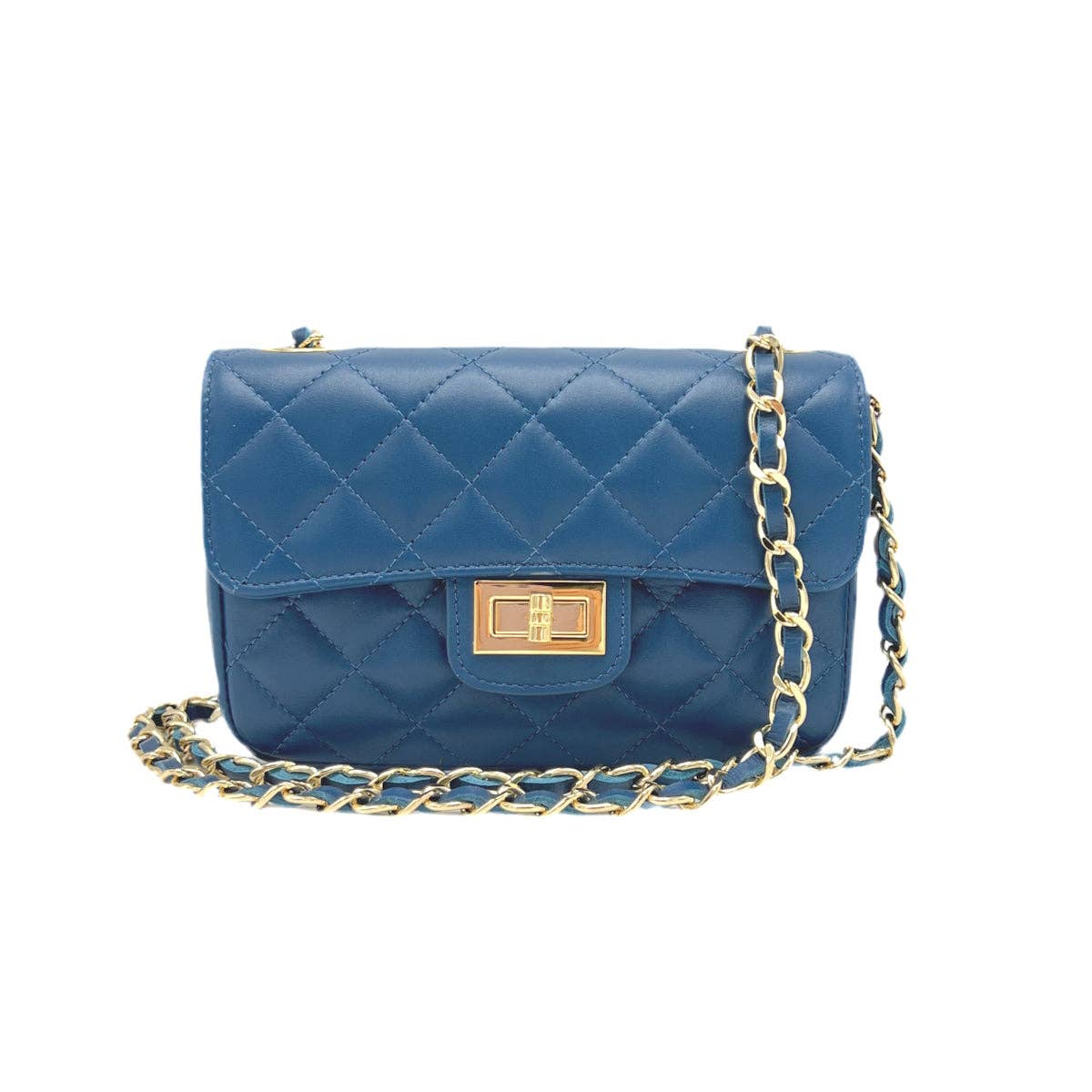 Suie Valentini srl - Wholesale Shoulder Bag - Women's - Genuine leather chain bag, small size, Made in Italy, art. 1124923