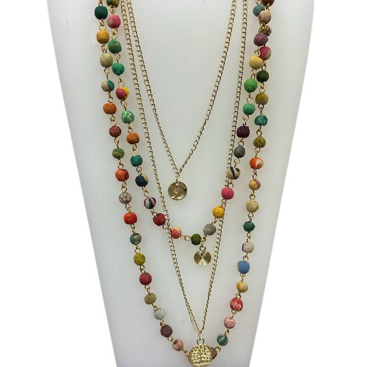Maya Layered Necklace for wholesale by Hopes Unlimited